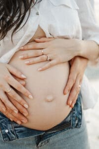 Beach maternity session melbourne