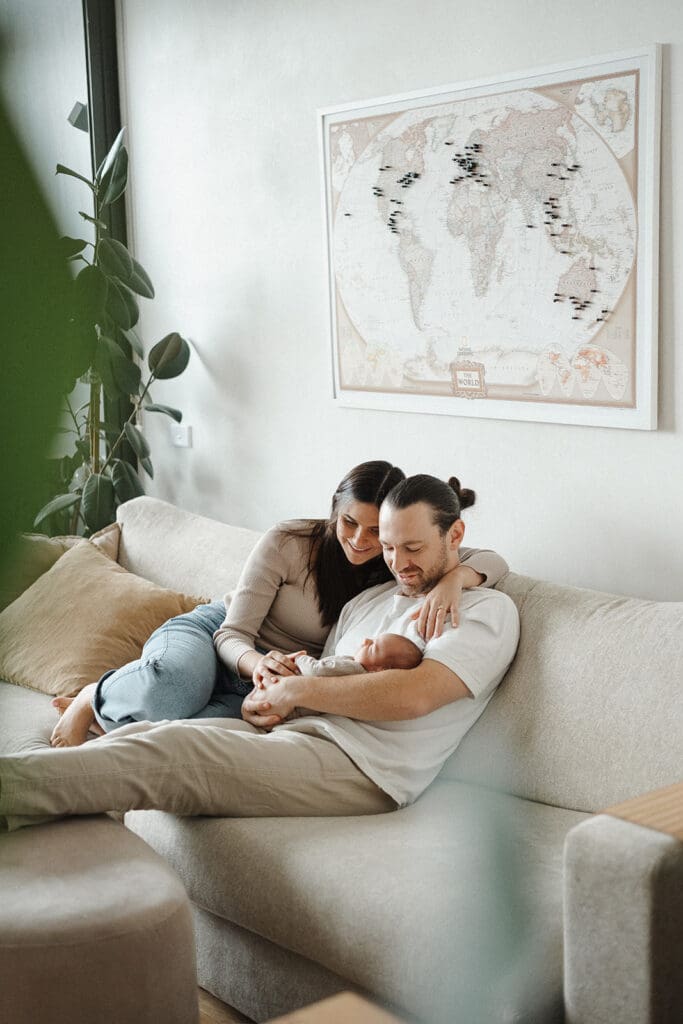 Melbourne in-home newborn photographer